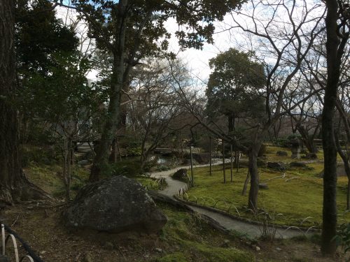 大山崎山荘の庭園